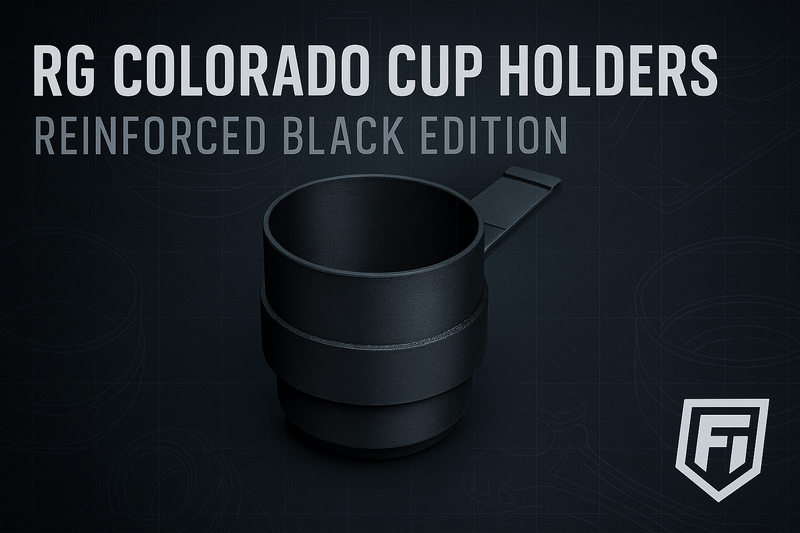 RG Colorado Cup Holders – Reinforced Black Edition