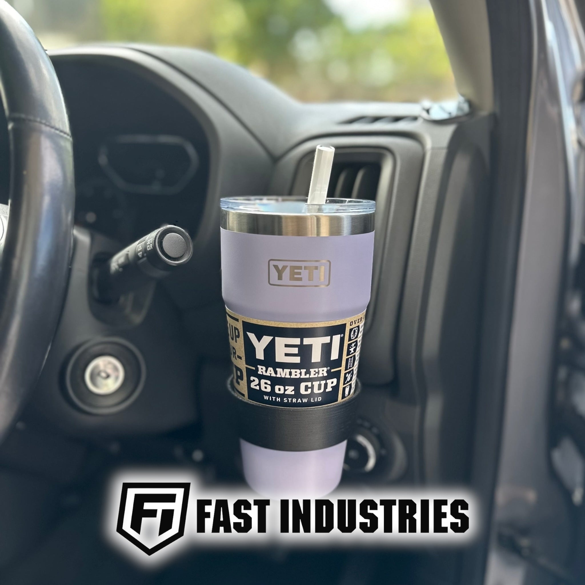 Fast Industries RG Colorado YETI Rambler Large Cup Holder – Reinforced Black Edition