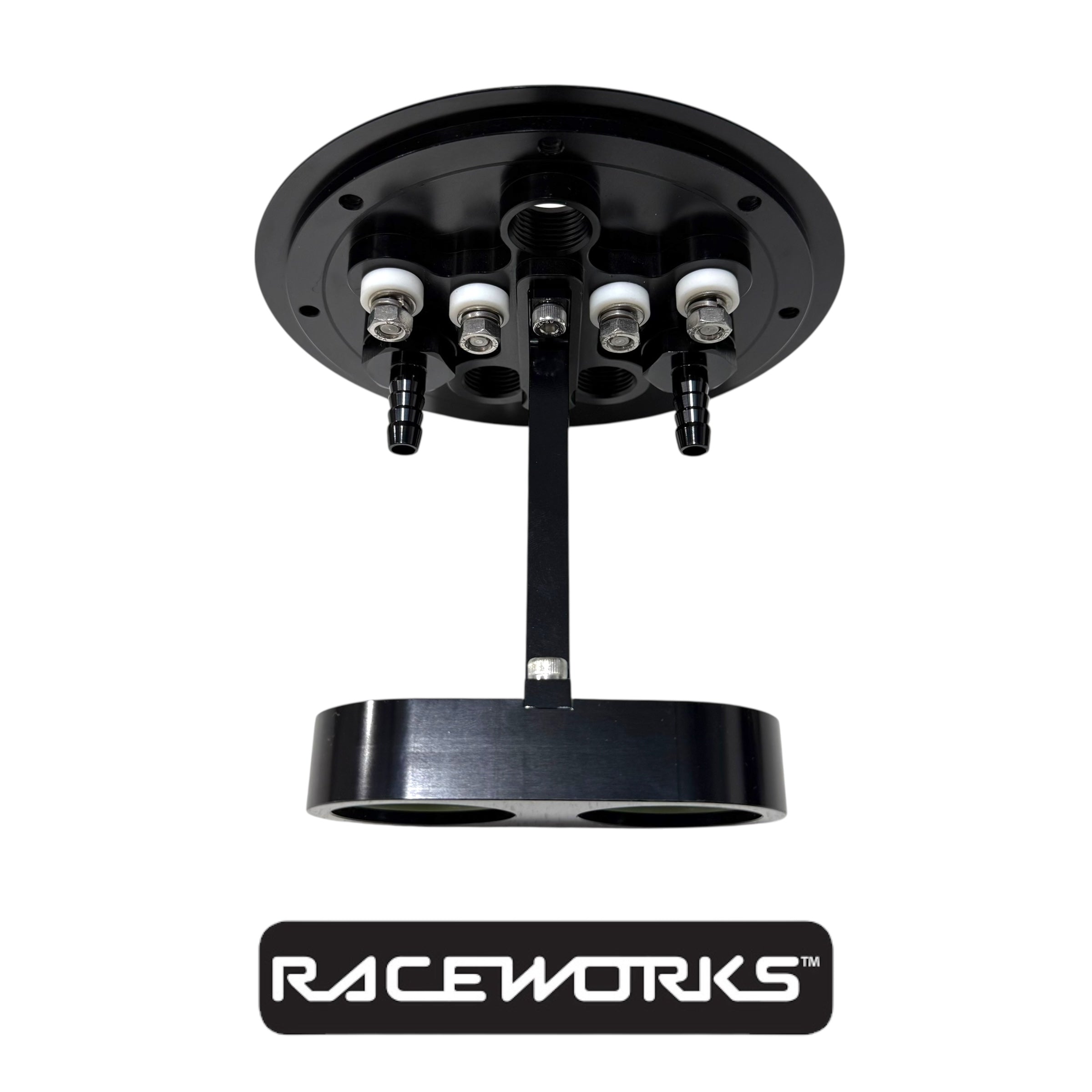 Raceworks Twin Pump 2.8L Surge tank ALY-083BK