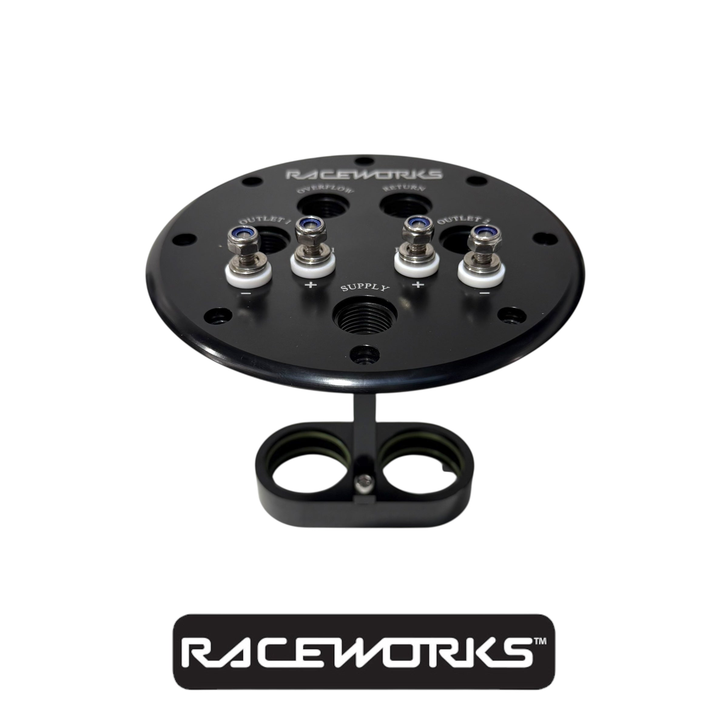 Raceworks Twin Pump 2.8L Surge tank ALY-083BK