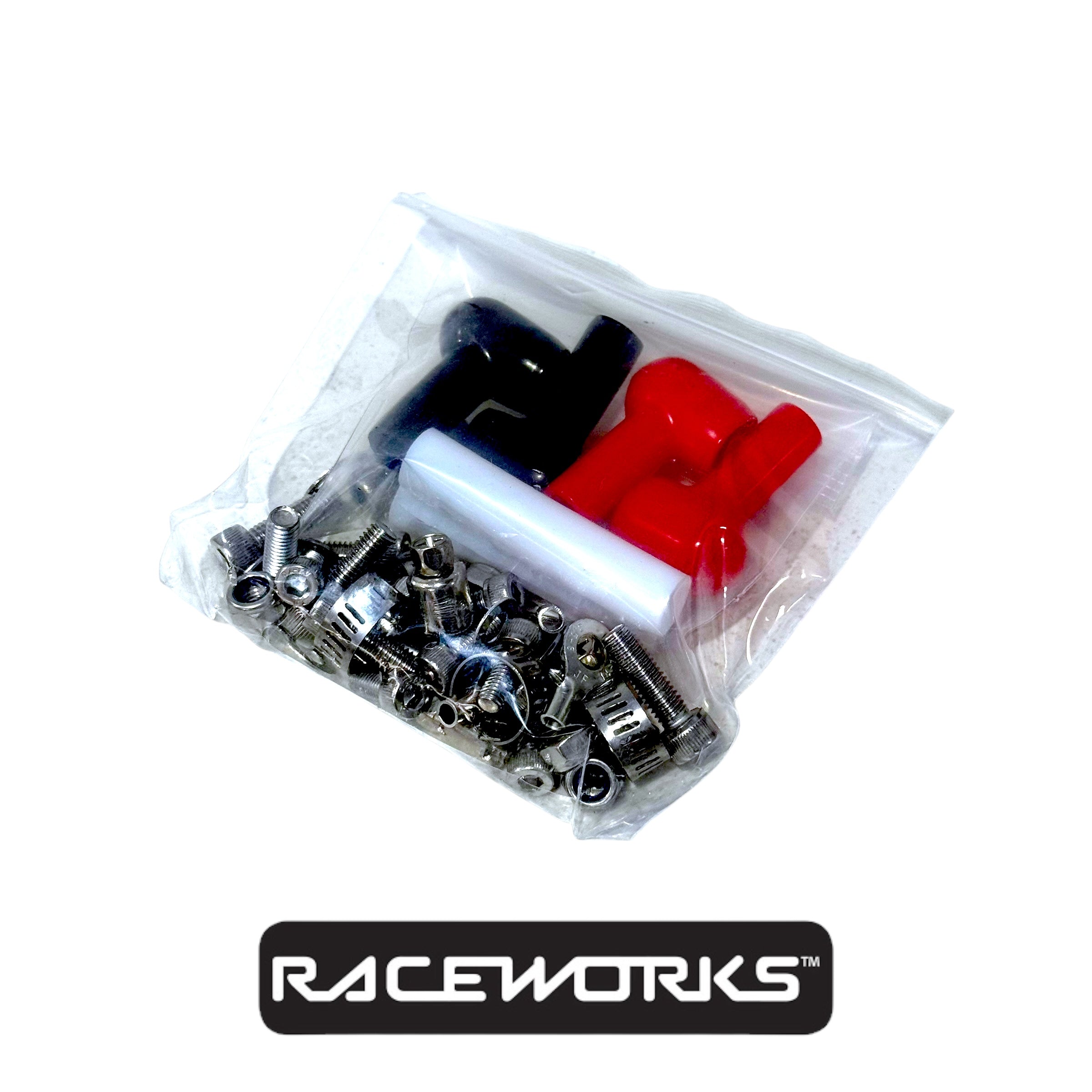 Raceworks Twin Pump 2.8L Surge tank ALY-083BK