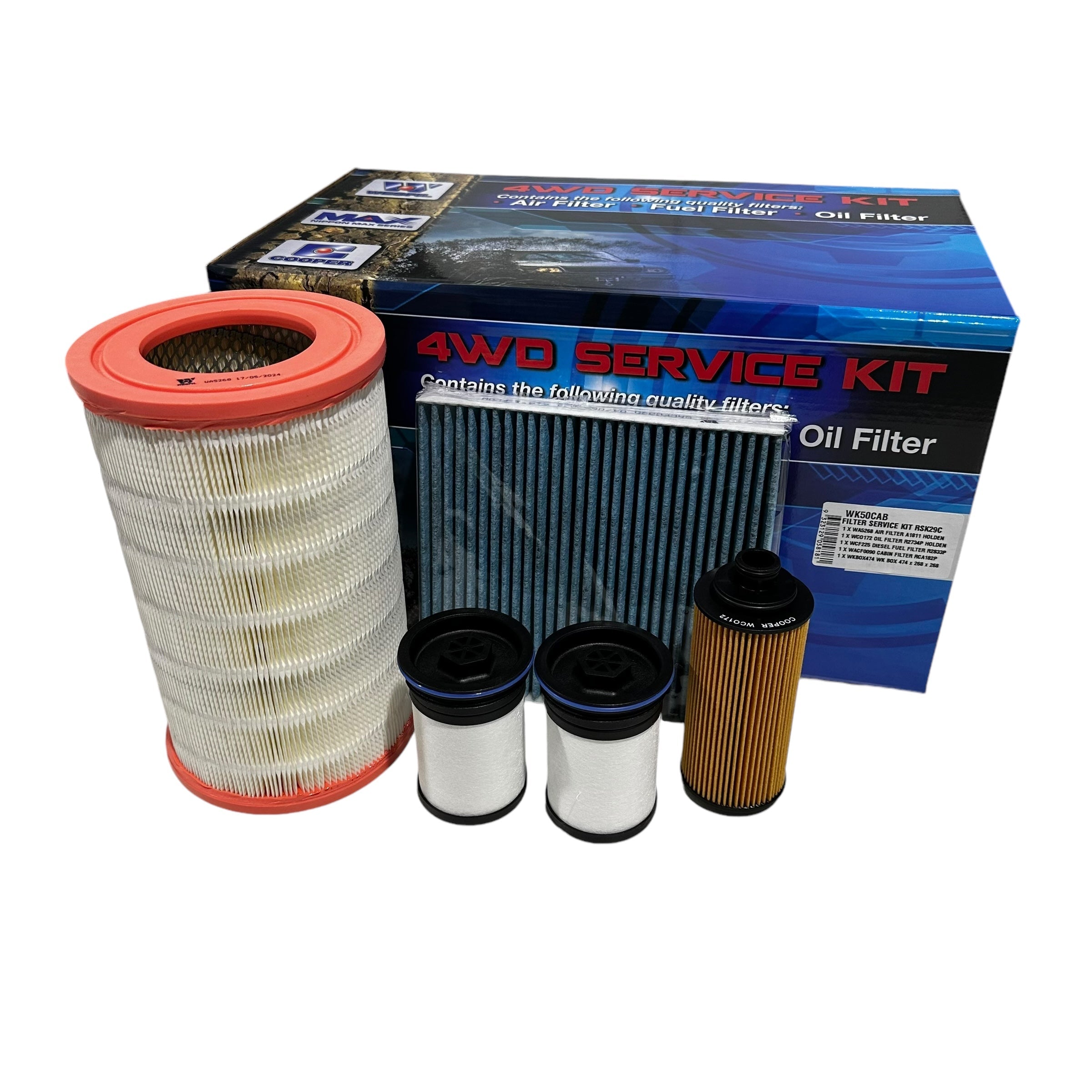 Holden RG Colorado, Trailblazer, HSV Sports Cat Cooper Filter Service Kit WK50CAB
