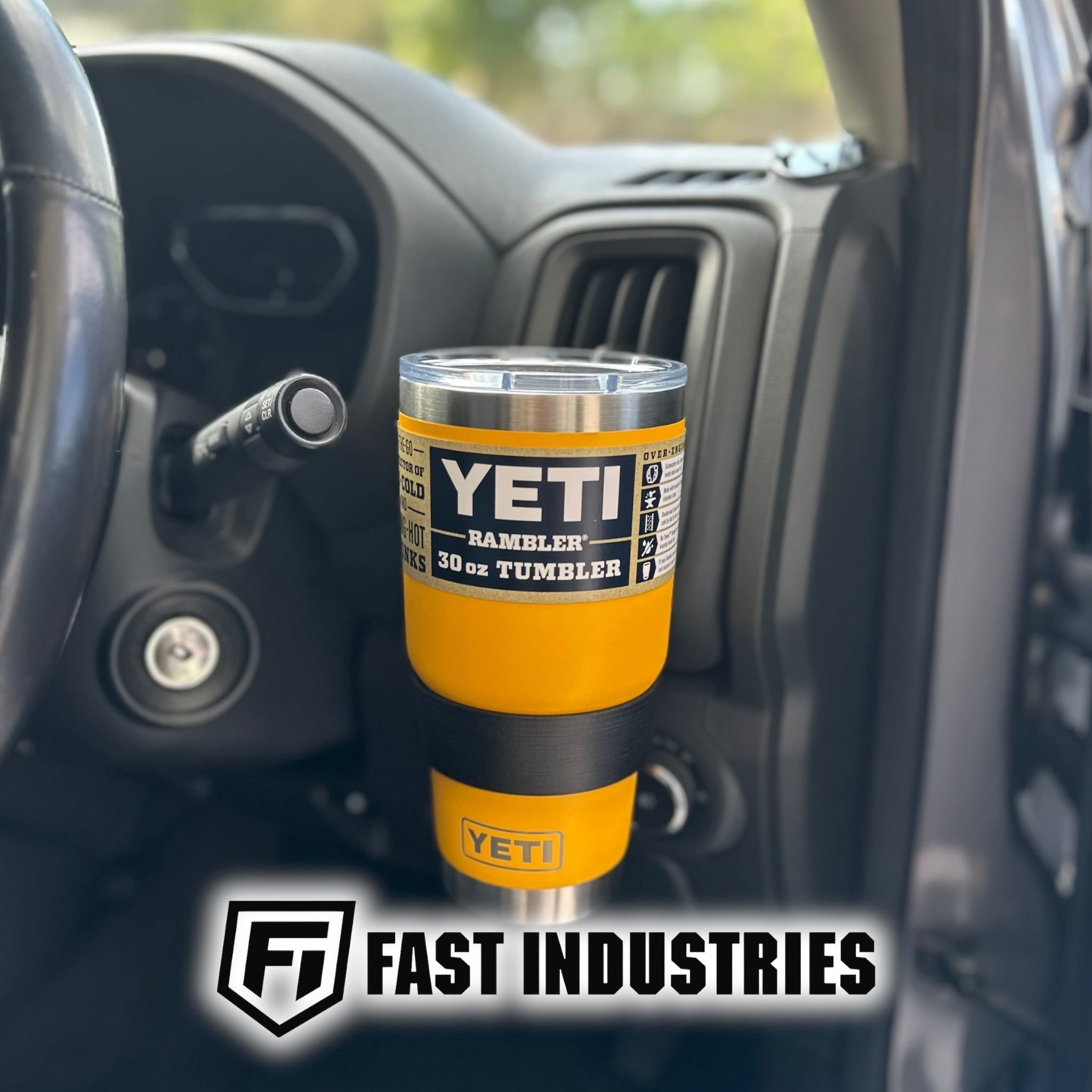 Fast Industries RG Colorado YETI Rambler Large Cup Holder – Reinforced Black Edition by Fast Industries