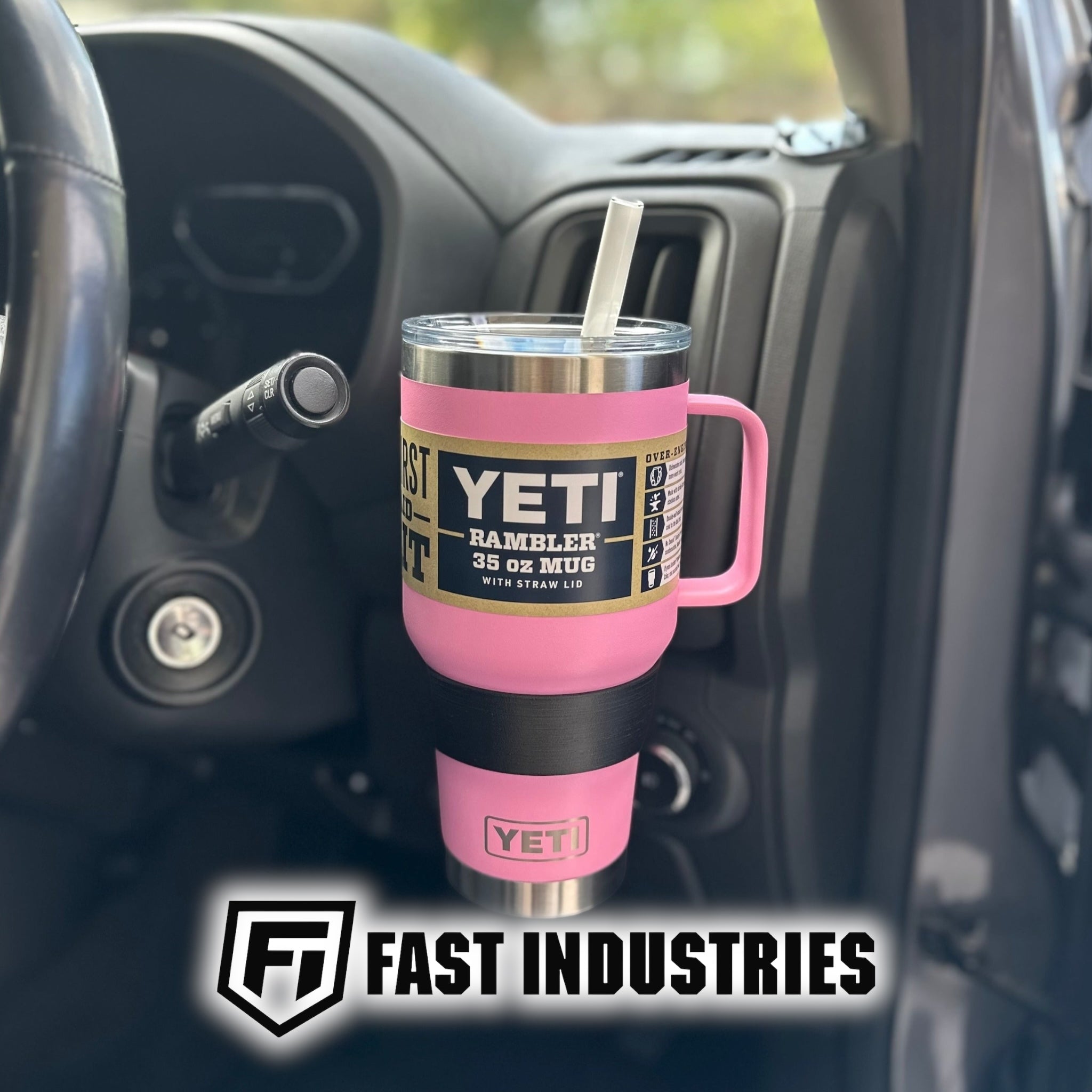 Fast Industries RG Colorado YETI Rambler Large Cup Holder – Reinforced Black Edition by Fast Industries