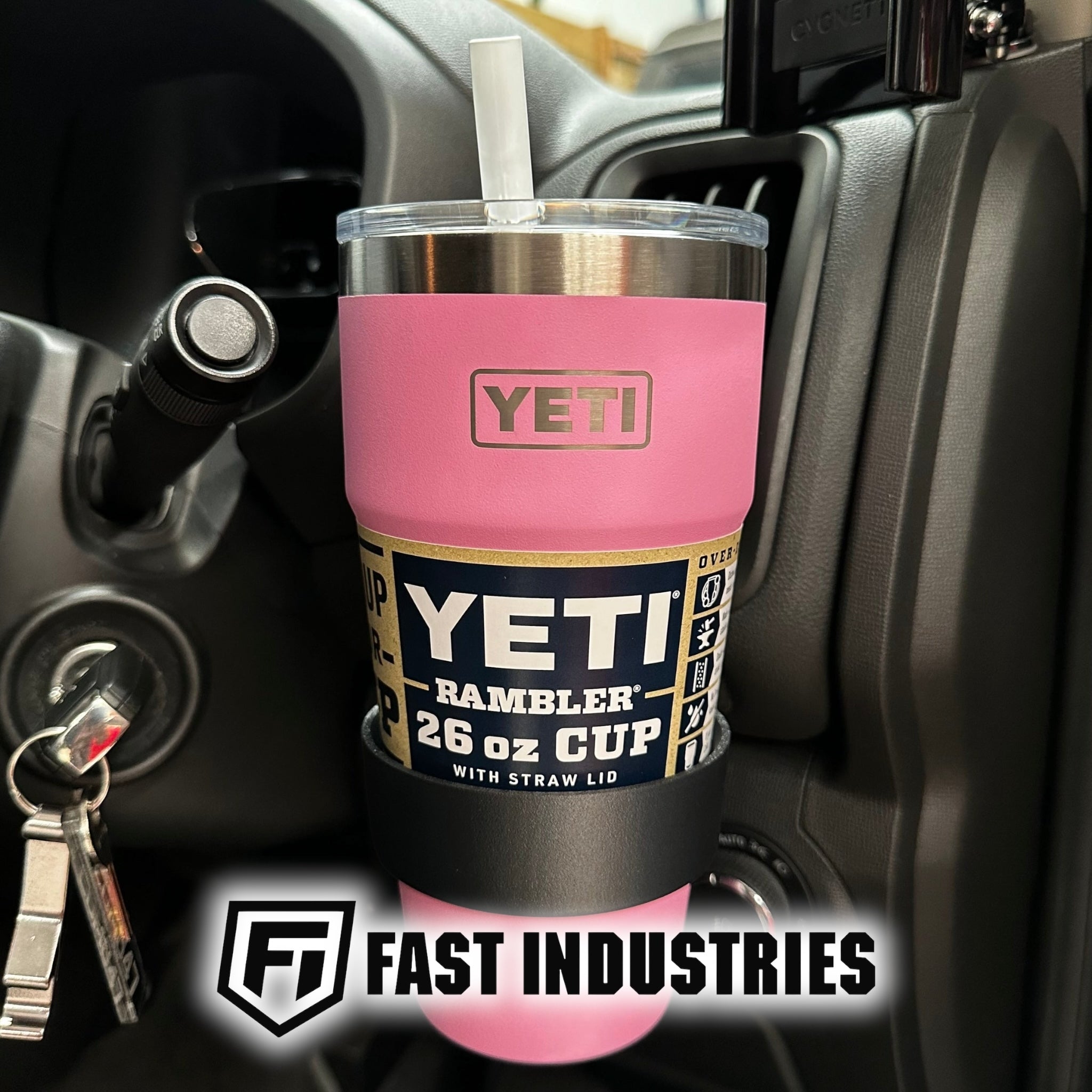 Fast Industries RG Colorado YETI Rambler Large Cup Holder – Reinforced Black Edition by Fast Industries