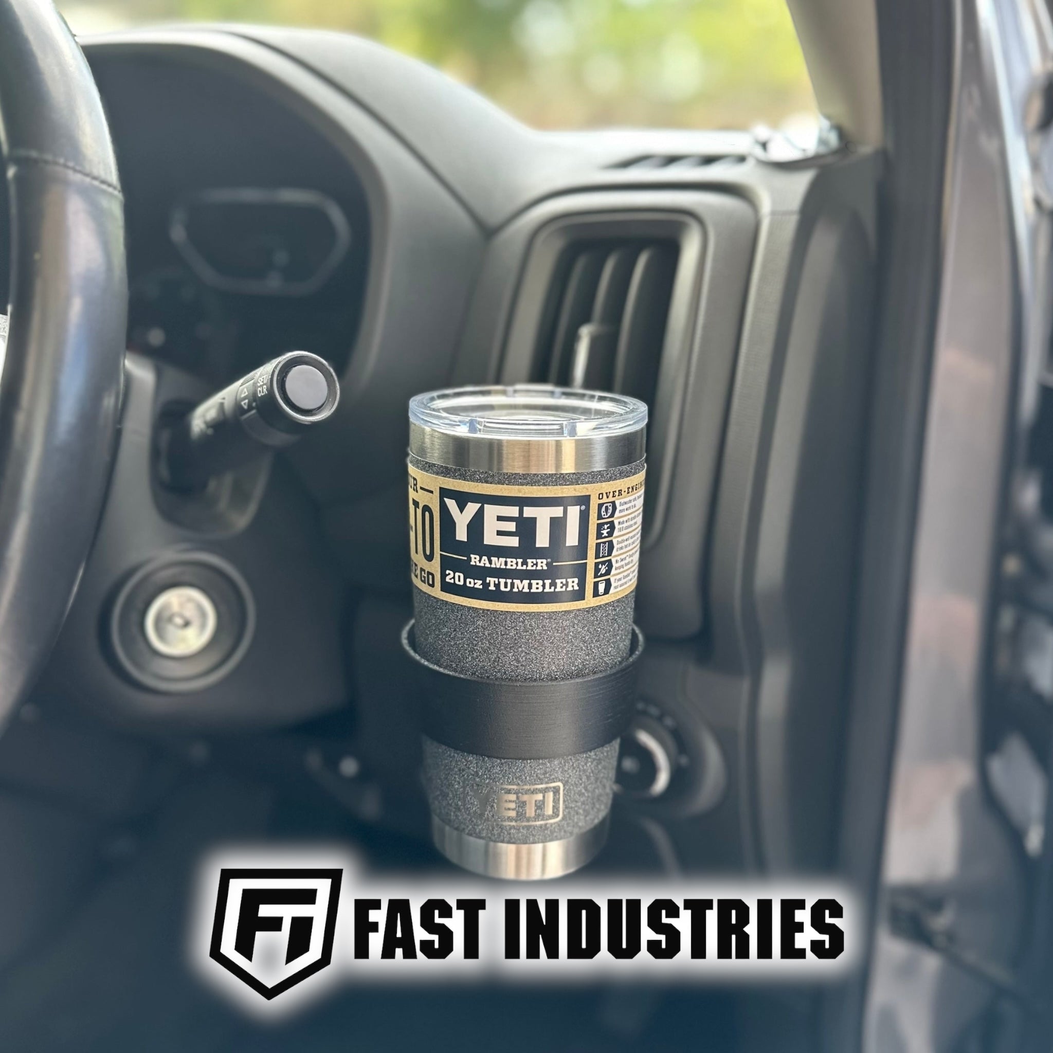 Fast Industries RG Colorado YETI Rambler Large Cup Holder – Reinforced Black Edition by Fast Industries