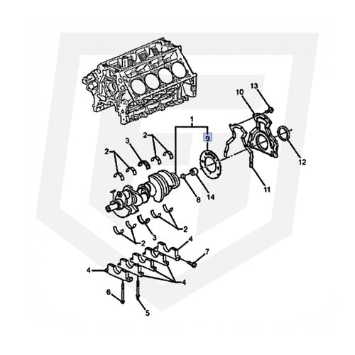 Genuine GM 58 Tooth Crank shaft Reluctor Wheel LS2, LS3, L76, L77, L98 12586768 by Fast Industries