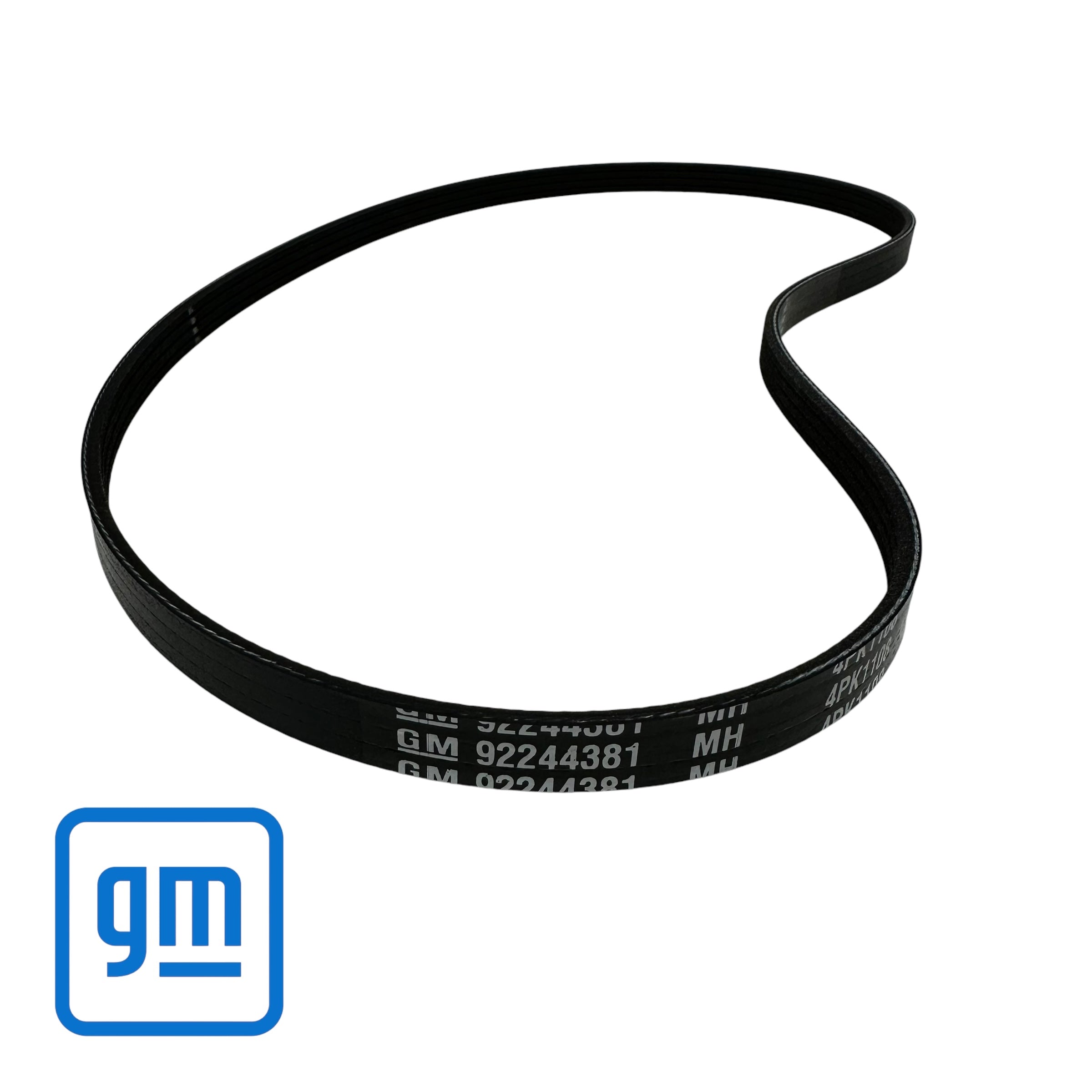 Genuine GM AC Belt 4PK1108 92244381 by Fast Industries