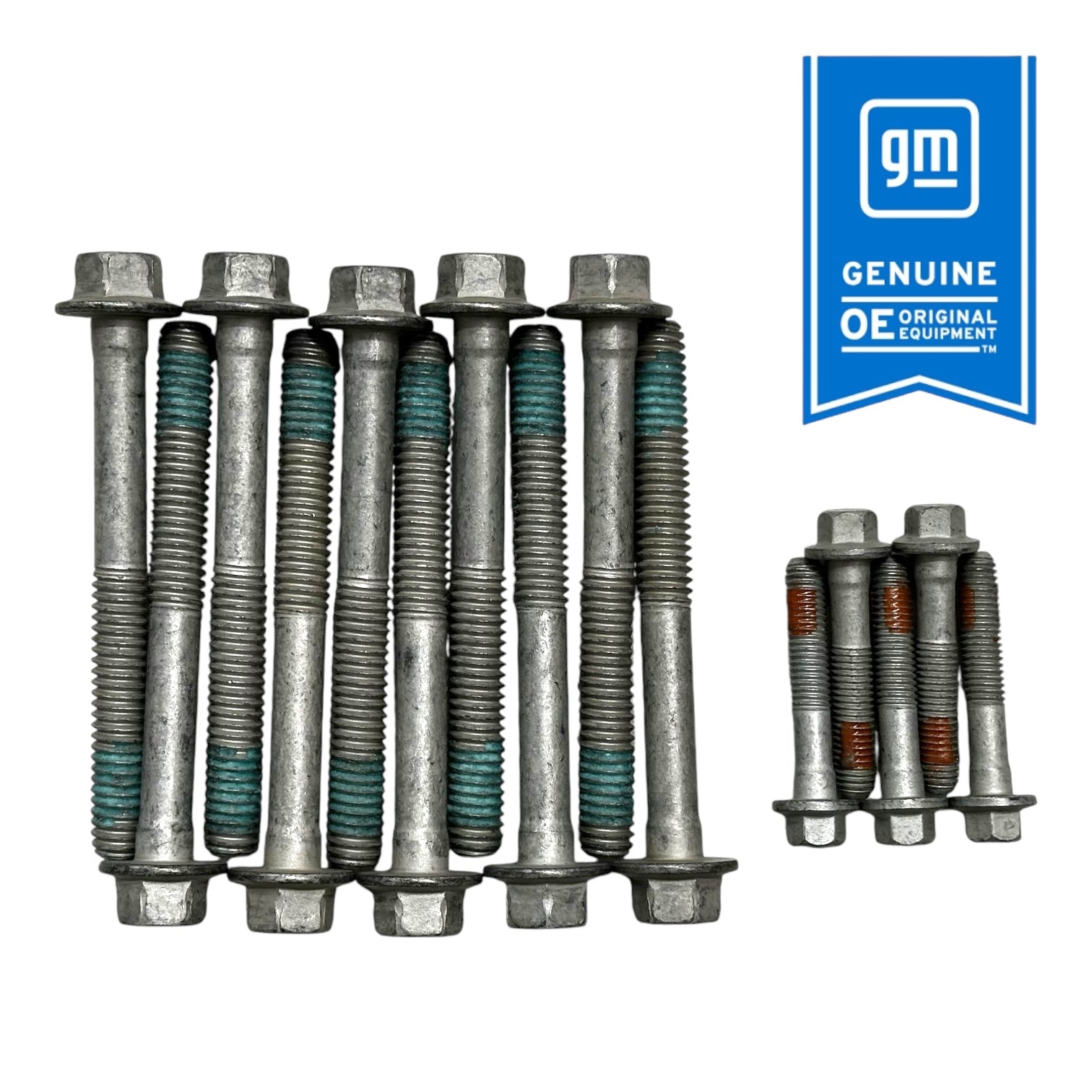 Genuine GM LS Engine Cylinder Head Bolt Kit 2004 onwards (Equal length) 17800568 by Fast Industries