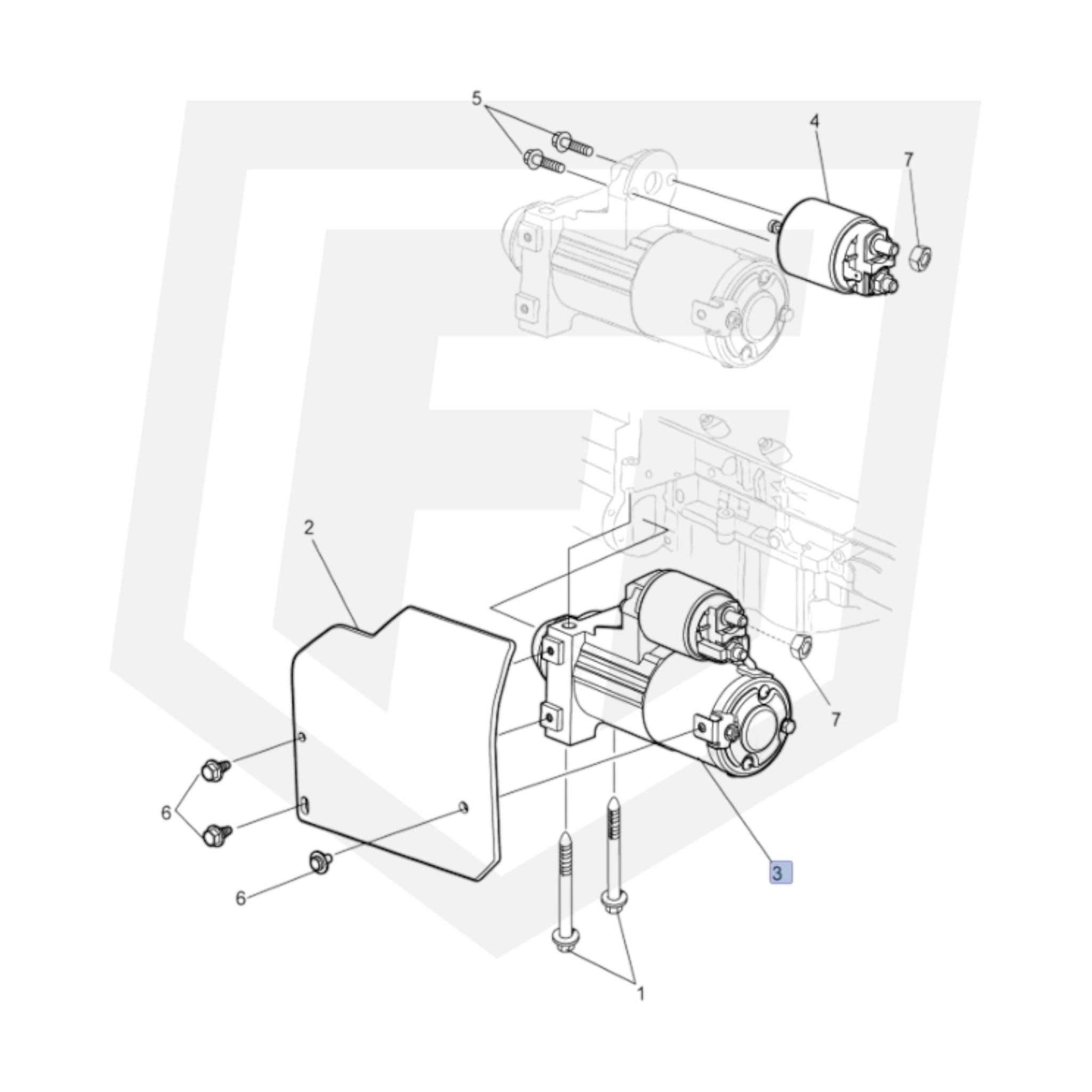 Genuine GM VE V8 Starter Motor LS2, LS3, L98, L77 92184951 by Fast Industries