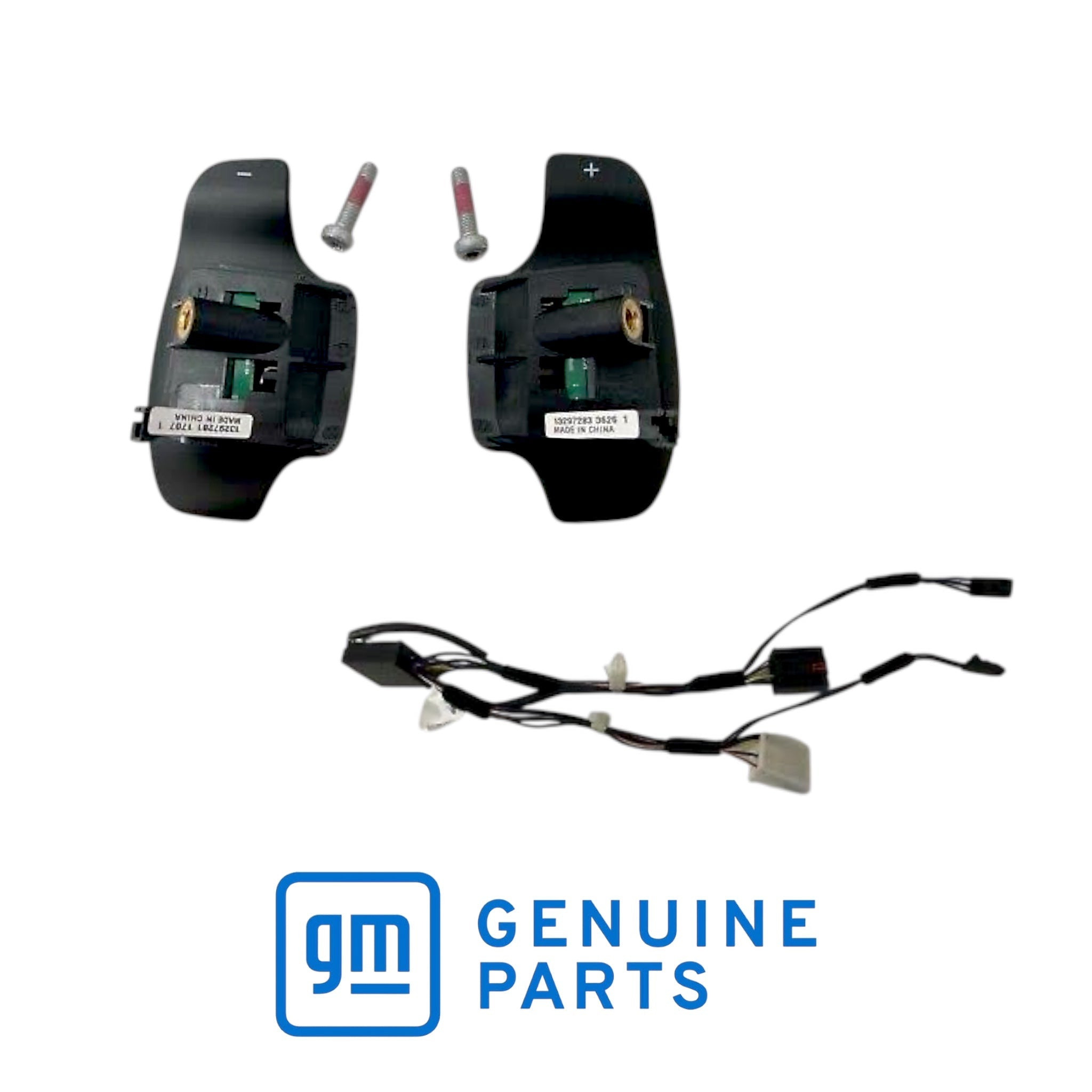 Genuine GM VF Leather Steering Wheel With Paddle Shift 92276595 by Fast Industries