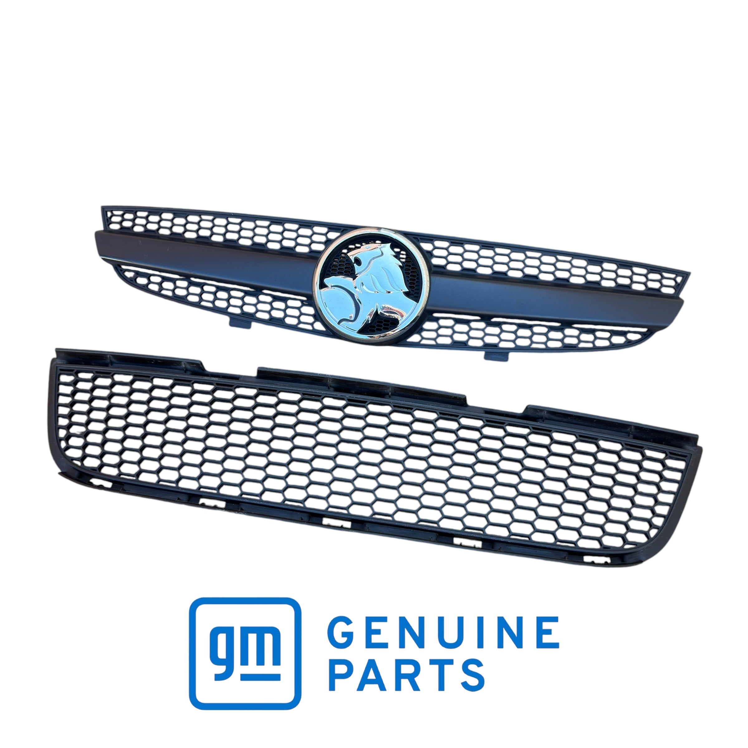 Genuine Holden VZ Commodore SV6 SS SSZ upper and lower front grille with Holden badge