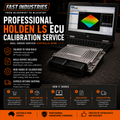 Professional Holden LS mail order ECU calibration service by Fast Industries, including VATS removal, startup calibrations and ECU configuration updates Australia-wide.