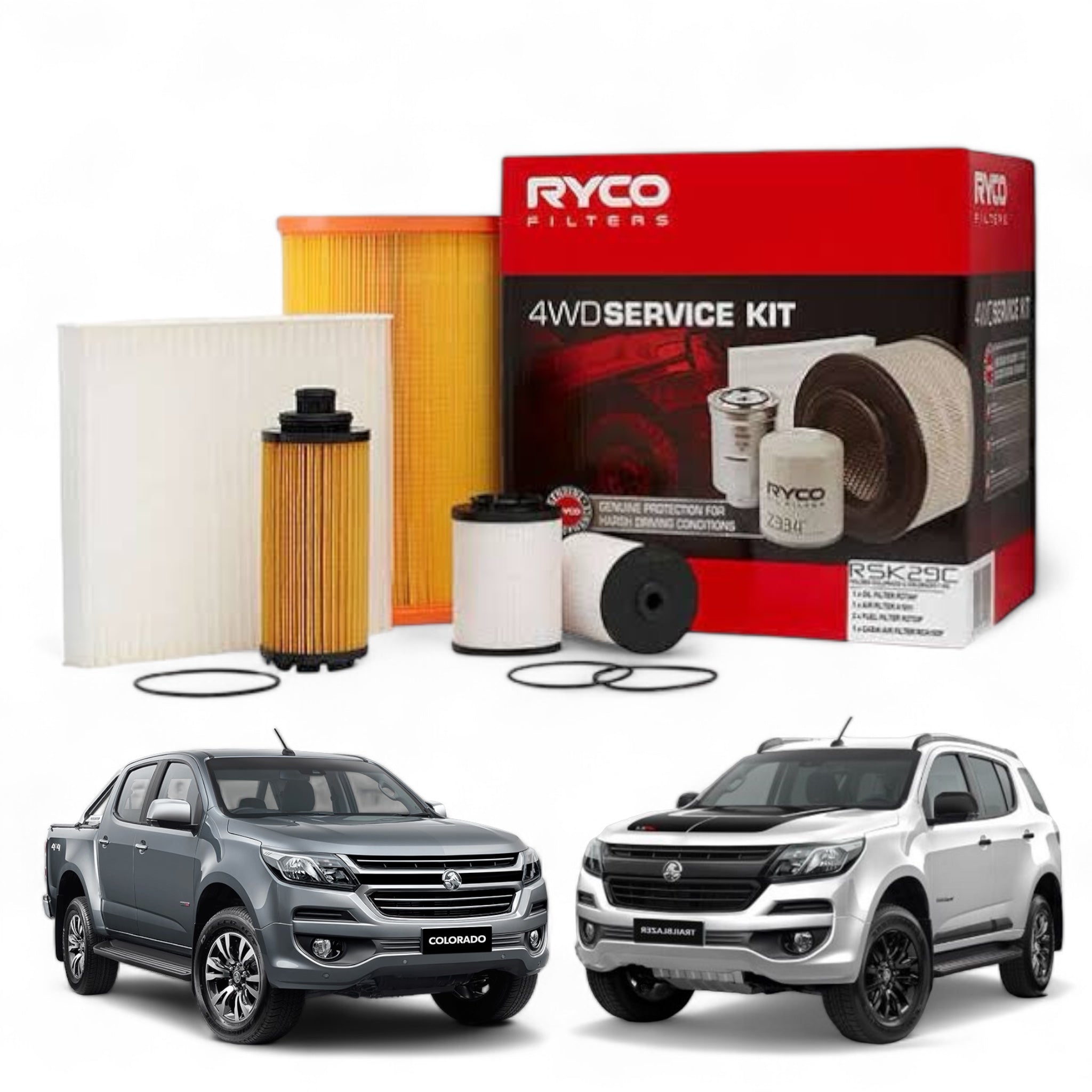 Holden RG Colorado Service Filter Kit RYCO RSK29C by Fast Industries