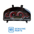 Genuine Holden VZ Commodore SS red face instrument cluster 92121927 front view