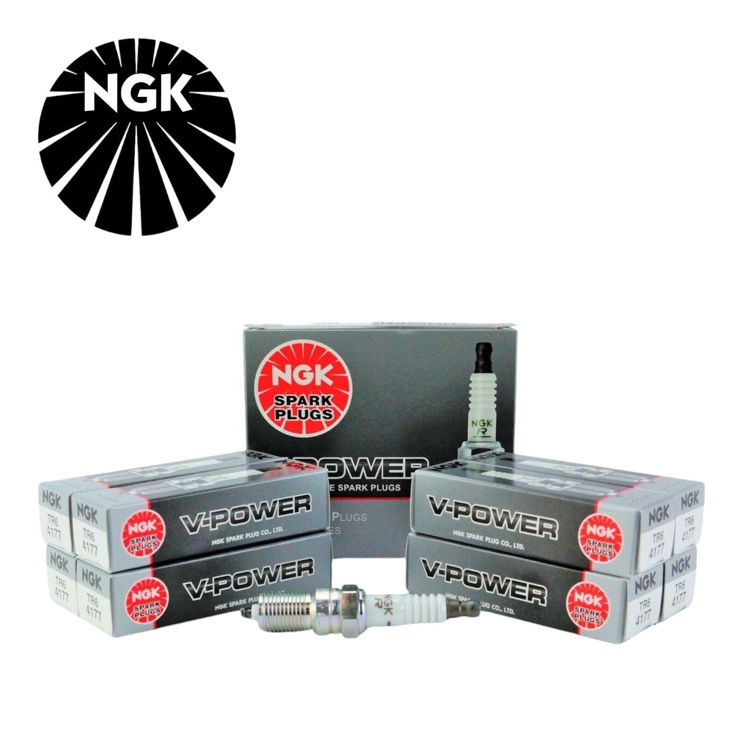 NGK TR6 Spark Plugs by Fast Industries