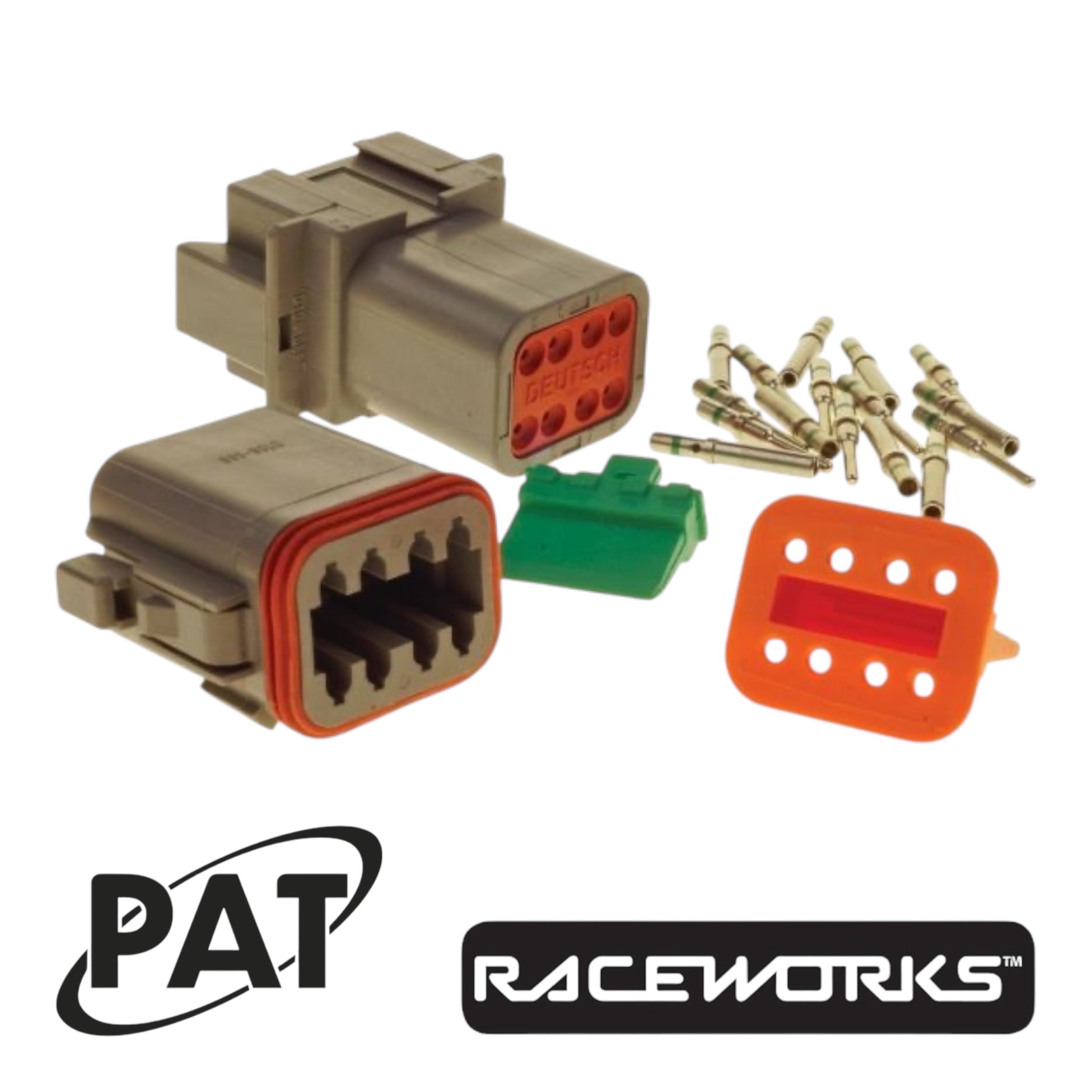 PAT Raceworks Deutsch DT 8-Way Connector Kit CPS-129 by Fast Industries