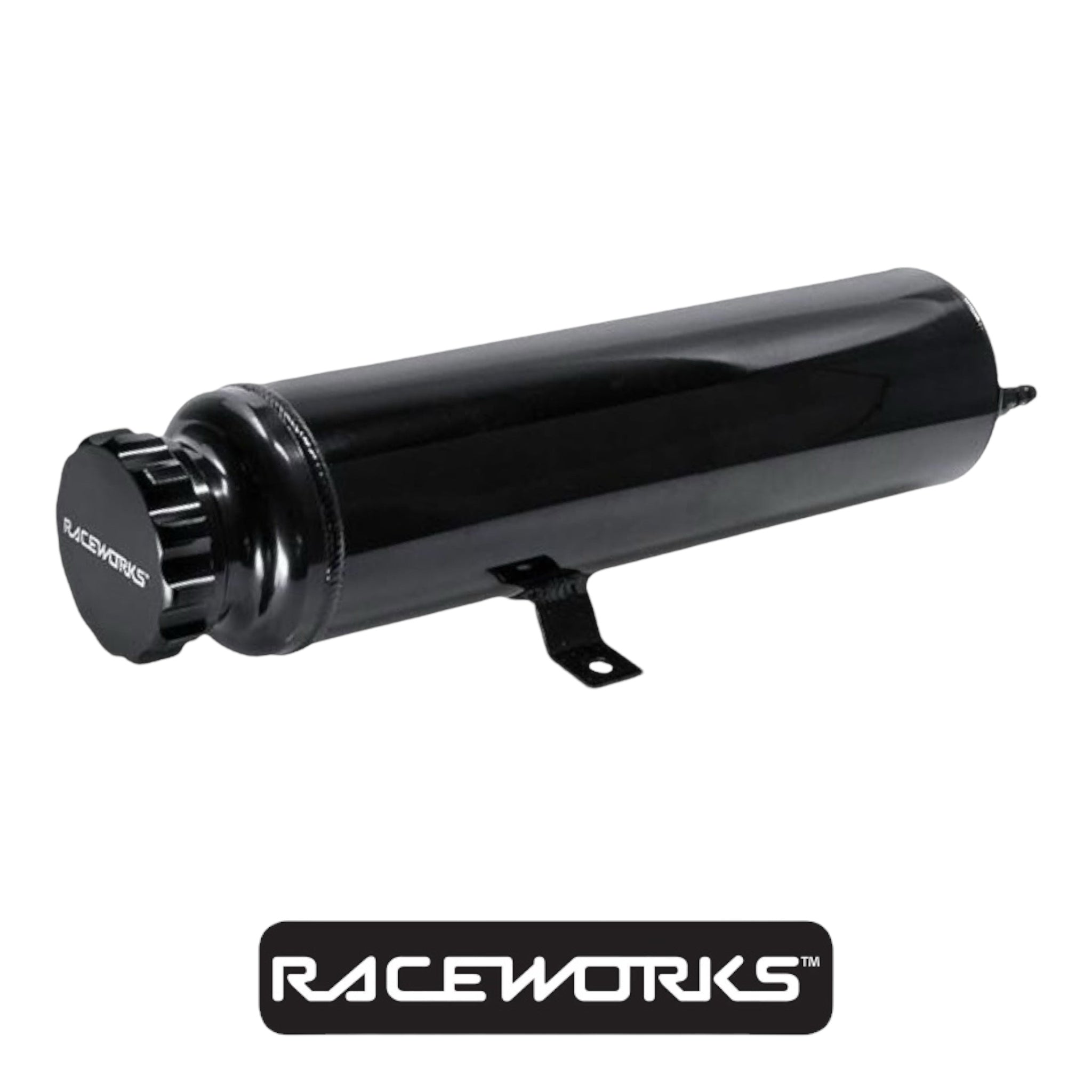 Raceworks 2L Black Radiator Overflow Tank ALY-071BK by Fast Industries