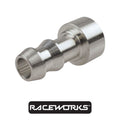 Raceworks 3/8” Weld On Pusk Lok Tail Alloy RWF-989-406-A by Fast Industries
