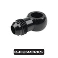 Raceworks Alloy Banjo Fitting AN-6 16.5mm RWF-163-06ABK by Fast Industries