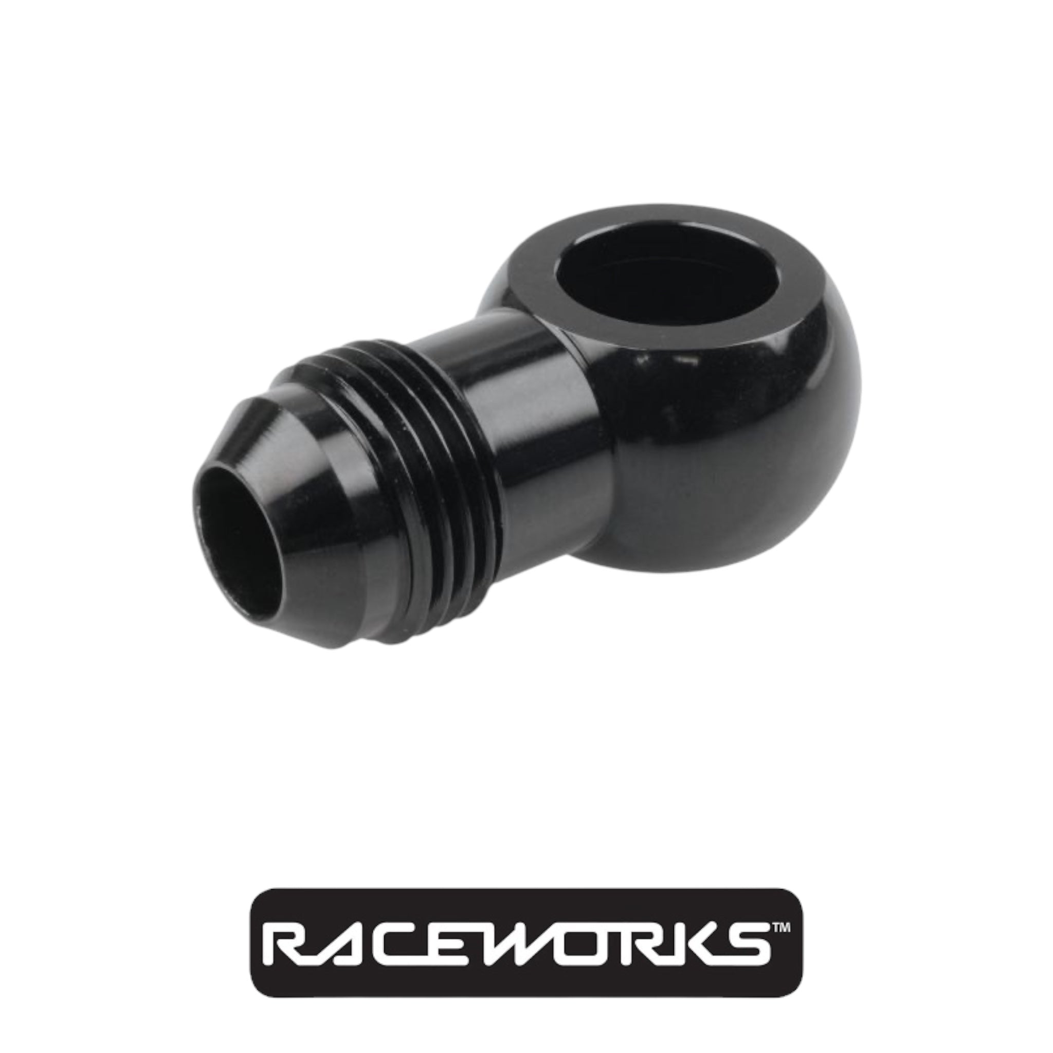 Raceworks Alloy Banjo Fitting AN-6 16.5mm RWF-163-06ABK by Fast Industries