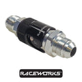 Raceworks Aluminium Quick Release AN-6 Fittings AN-8 Body RWF-QR101-06VBK by Fast Industries