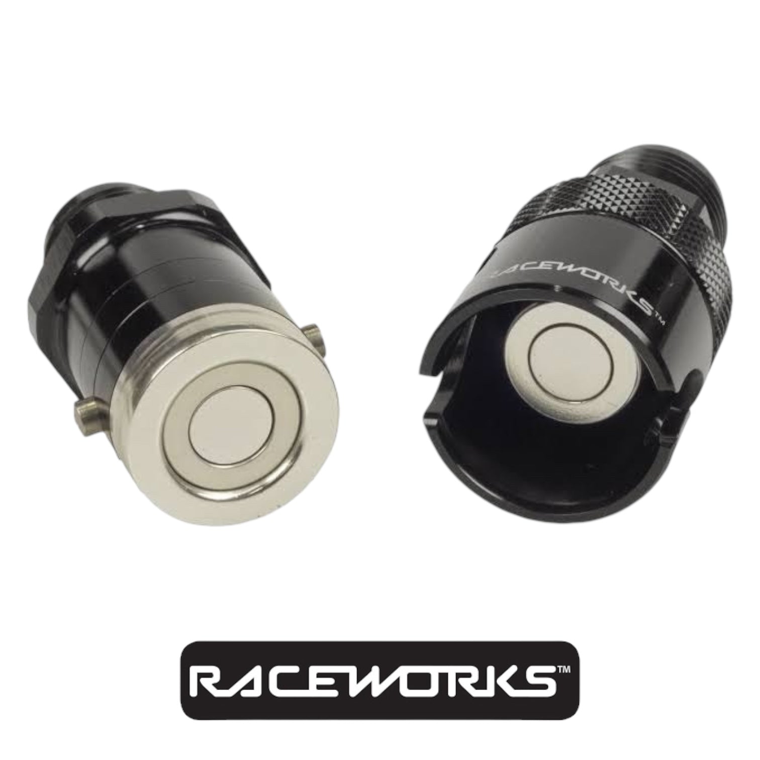 Raceworks Aluminium Quick Release AN-6 Fittings AN-8 Body RWF-QR101-06VBK by Fast Industries