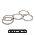 Raceworks Aluminium Washers AN-4 ID11mm OD17mm T1.5mm 5 Pack RWF-901-04 by Fast Industries