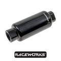 Raceworks AN-10 Billet Fuel Filter 10 Micron ODO50MM Length 140MM ALY-077-10BK by Fast Industries