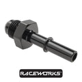 Raceworks AN-6 To 5/16” Male EFI Quick Connect RWF-716-06-05BK by Fast Industries