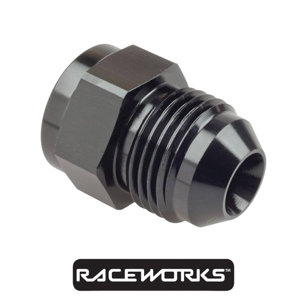 Raceworks AN-6 To AN-8 Female To Male Flare Expander RWF-951-06-08BK by Fast Industries