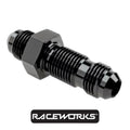 Raceworks Bulkhead Flare AN-8 RWF-832-08BK by Fast Industries
