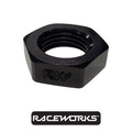 Raceworks Bulkhead Nut AN-6 RWF-924-06BK by Fast Industries