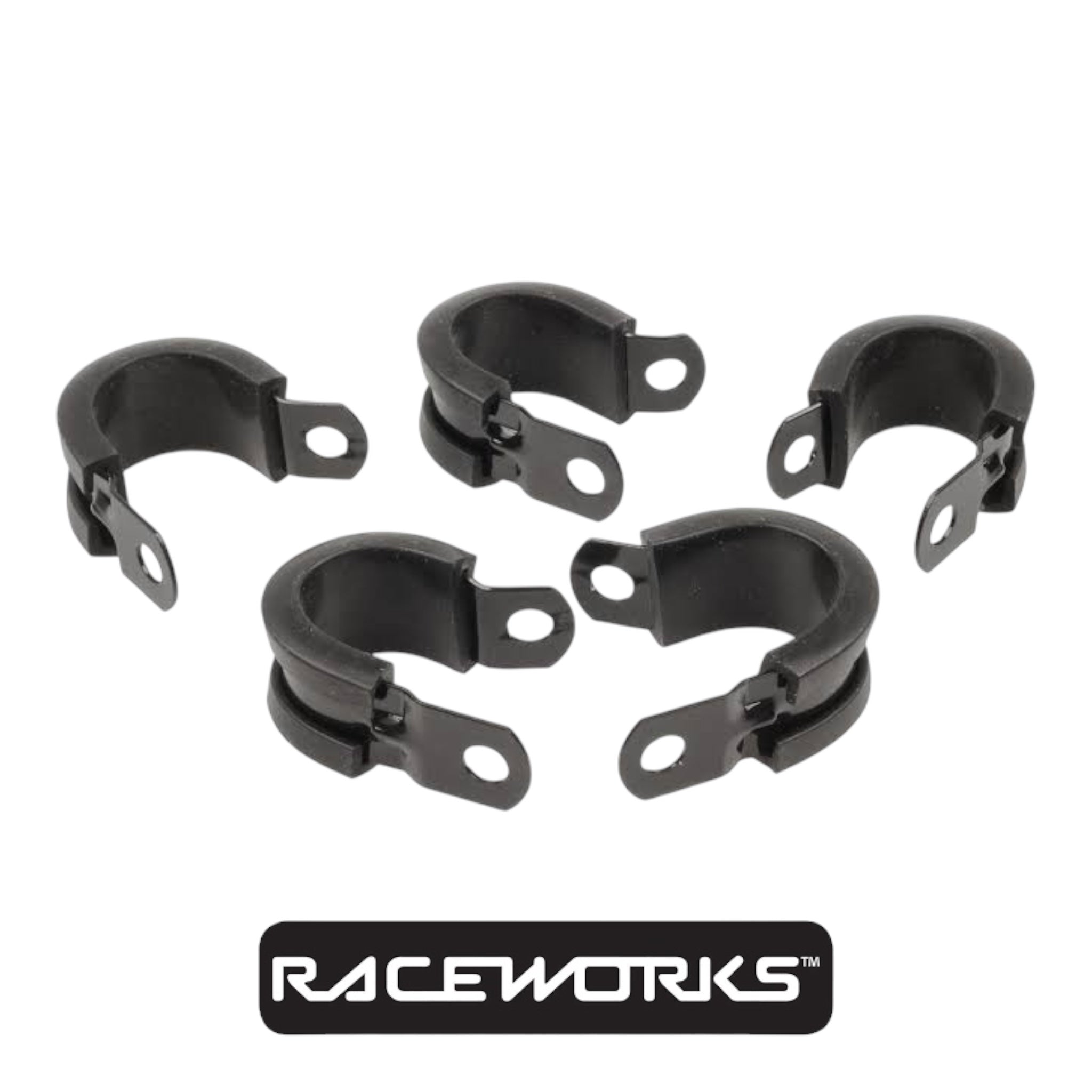 Raceworks Cushioned P Clamps ID 11.0mm 5 Pack RWF-158-11MM by Fast Industries