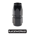Raceworks Cutter hose fitting AN-8 Straight RWF-101-08BK by Fast Industries