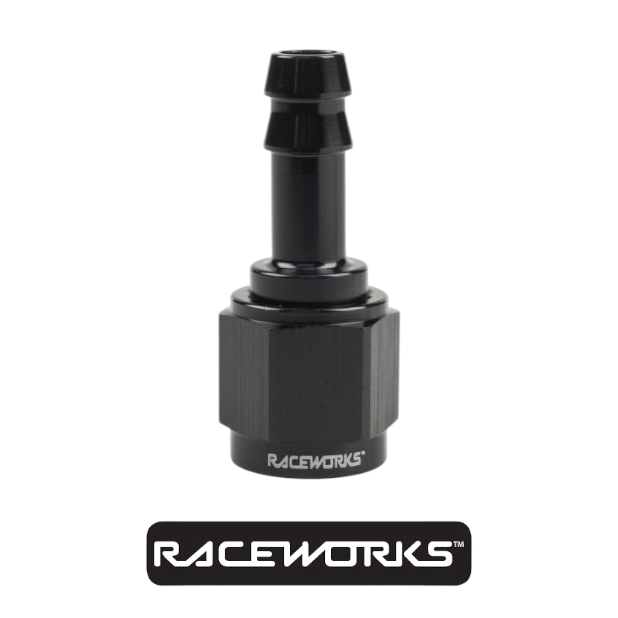 Raceworks Female AN-6 To Barb 5/16 Inch RWF-411-06-05BK by Fast Industries