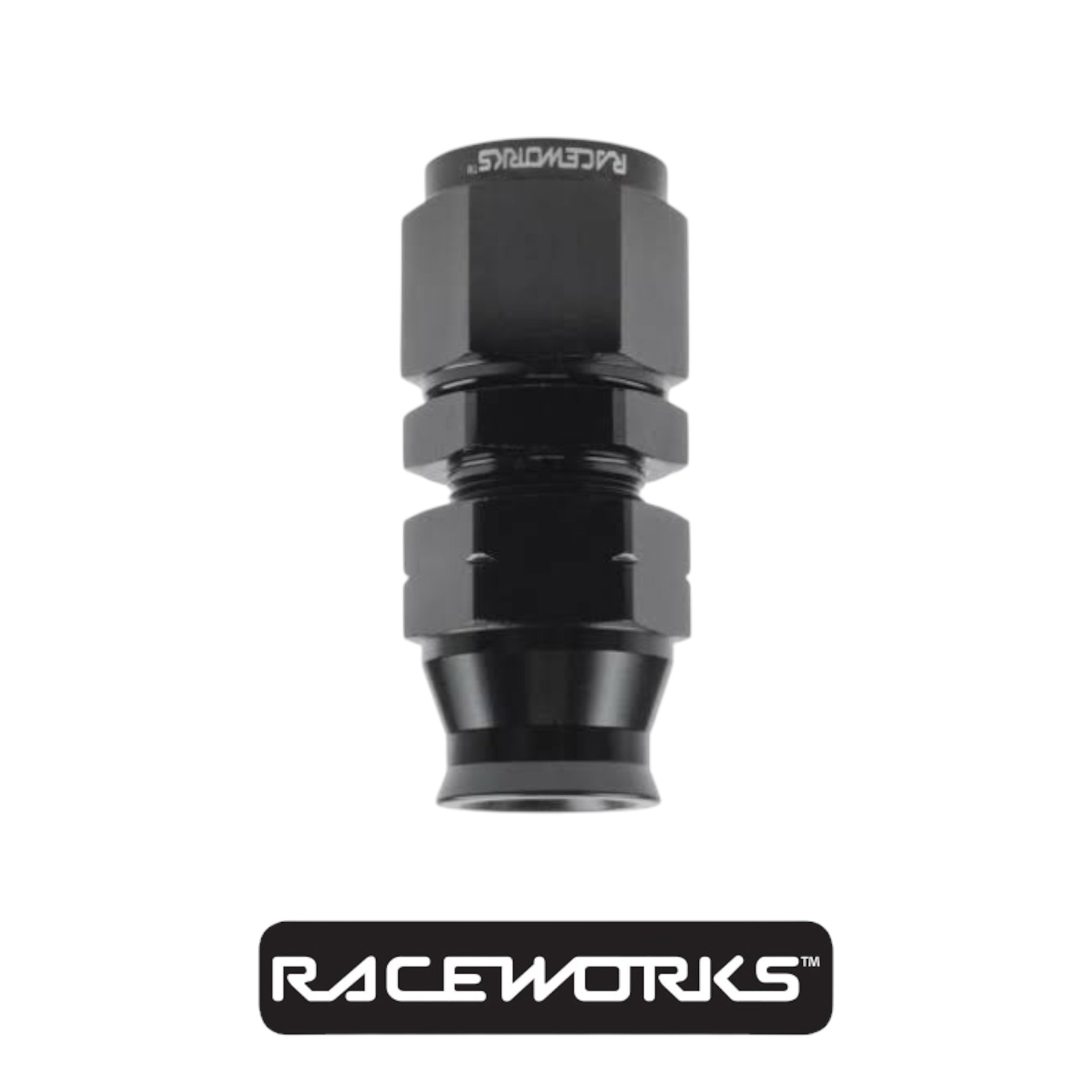 Raceworks Female to AN-6 To 5/16” Tube Adaptor RWF-619-06-05BK by Fast Industries