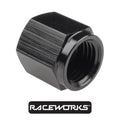 Raceworks Flare Cap Female AN-6 RWF-820-06BK by Fast Industries