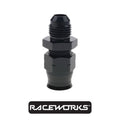 Raceworks Male AN-10 to 5/8 Straight Tube Adapter RWF-618-10-10BK by Fast Industries