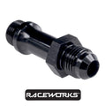 Raceworks Male Flare AN-8 To O-Ring Boss AN-8 Long RWF-920-08LBK by Fast Industries