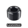 Raceworks NPT Plug 3/8” RWF-932-06BK by Fast Industries