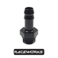 Raceworks O-Ring Port AN-6 to Barb 3/8” RWF-414-06-06BK by Fast Industries