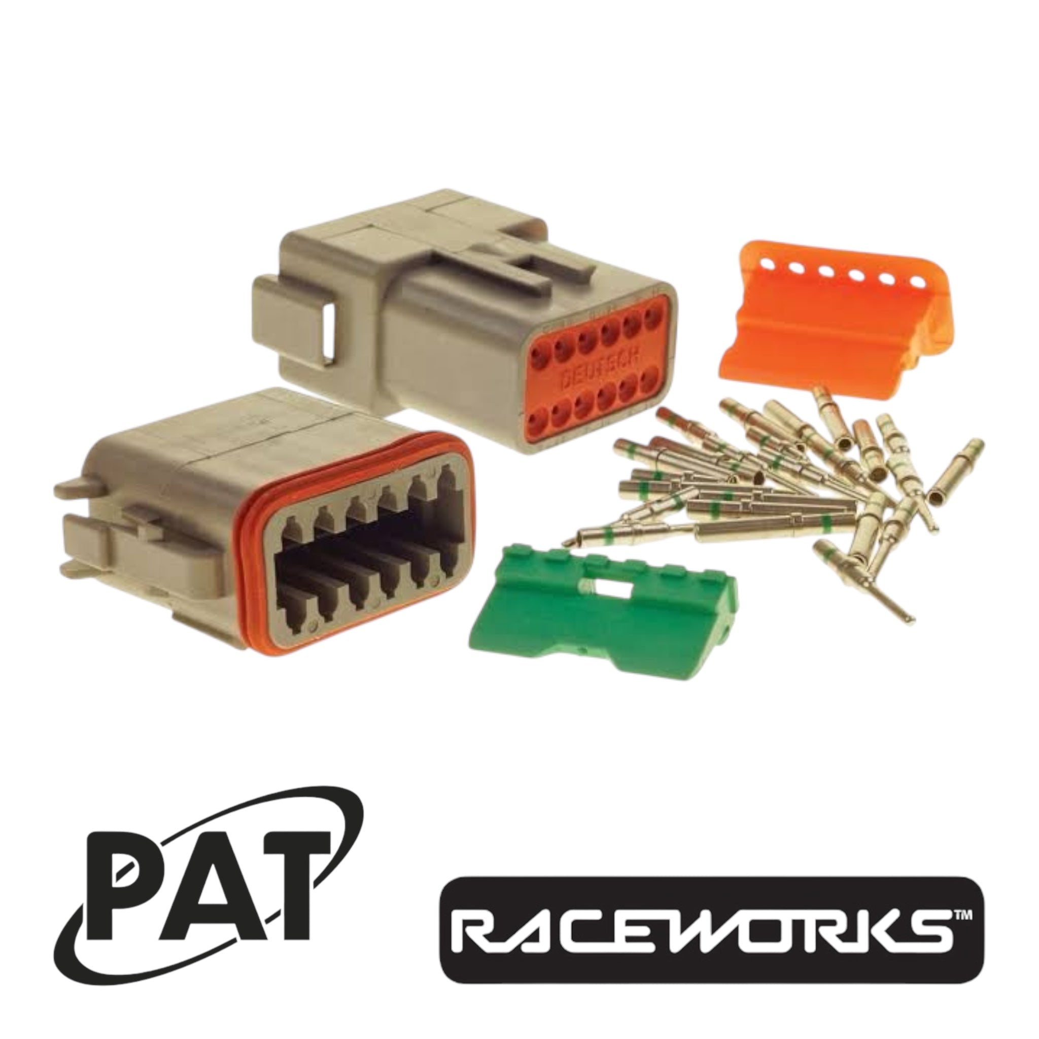 Raceworks PAT Deutsch DT 12 Way Connector Kit CPS-130 by Fast Industries