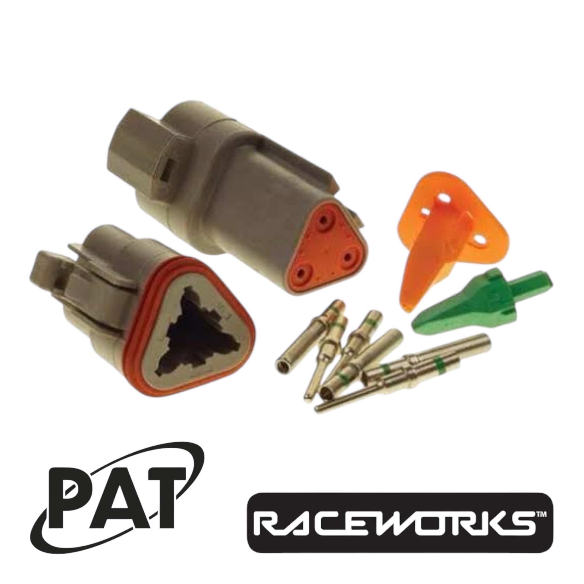 Raceworks PAT Deutsch DT 3-way Connector Kit CPS-126 by Fast Industries