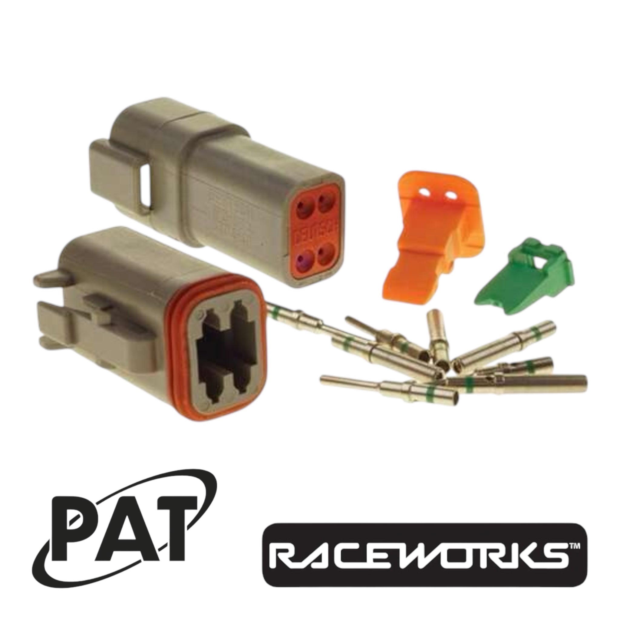 Raceworks PAT Deutsch DT 4-Way Connector Kit CPS-127 by Fast Industries