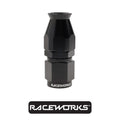 Raceworks PTFE Hose Fitting AN-4 Straight RWF-201-04BK by Fast Industries
