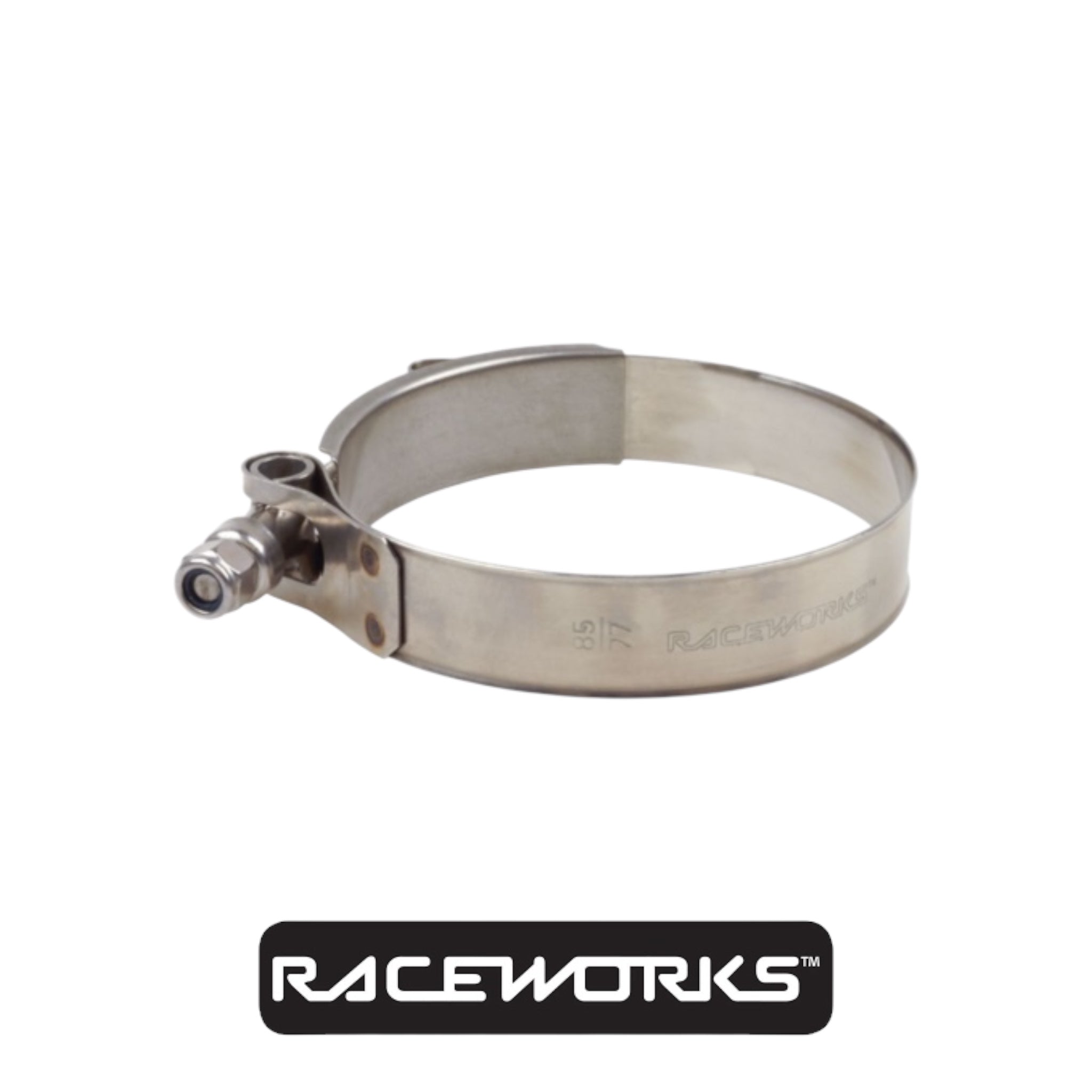 Raceworks RWC-275 T-Bolt Clamp to suit 2.75″/ 70mm Hose (77-85mm) by Fast Industries