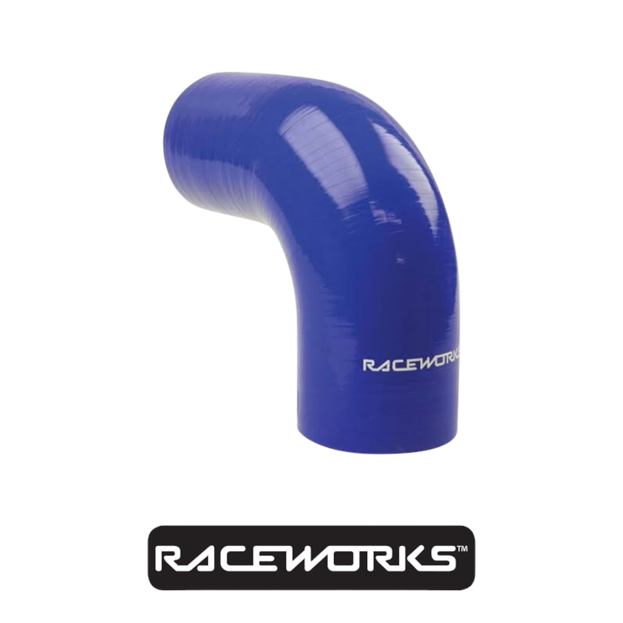 Raceworks Silicone Hose 90 Degree Elbow 3” (76MM) Blue by Fast Industries