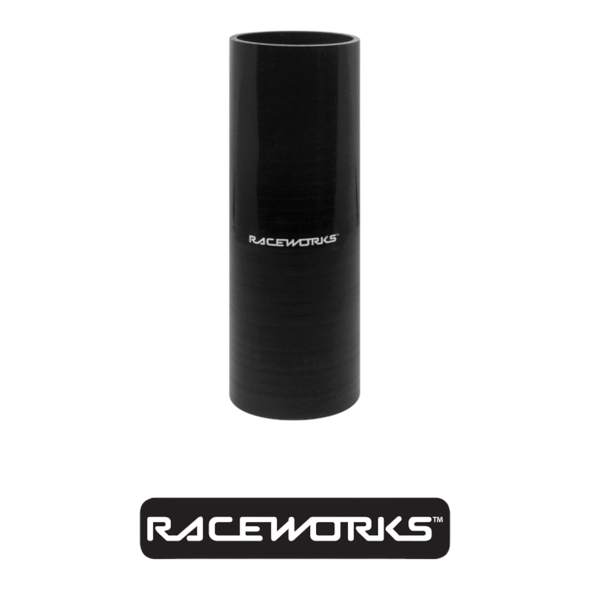 Raceworks Silicone Hose Straight 2.25” (57MM) x 254MM Black SHS-225BKM by Fast Industries