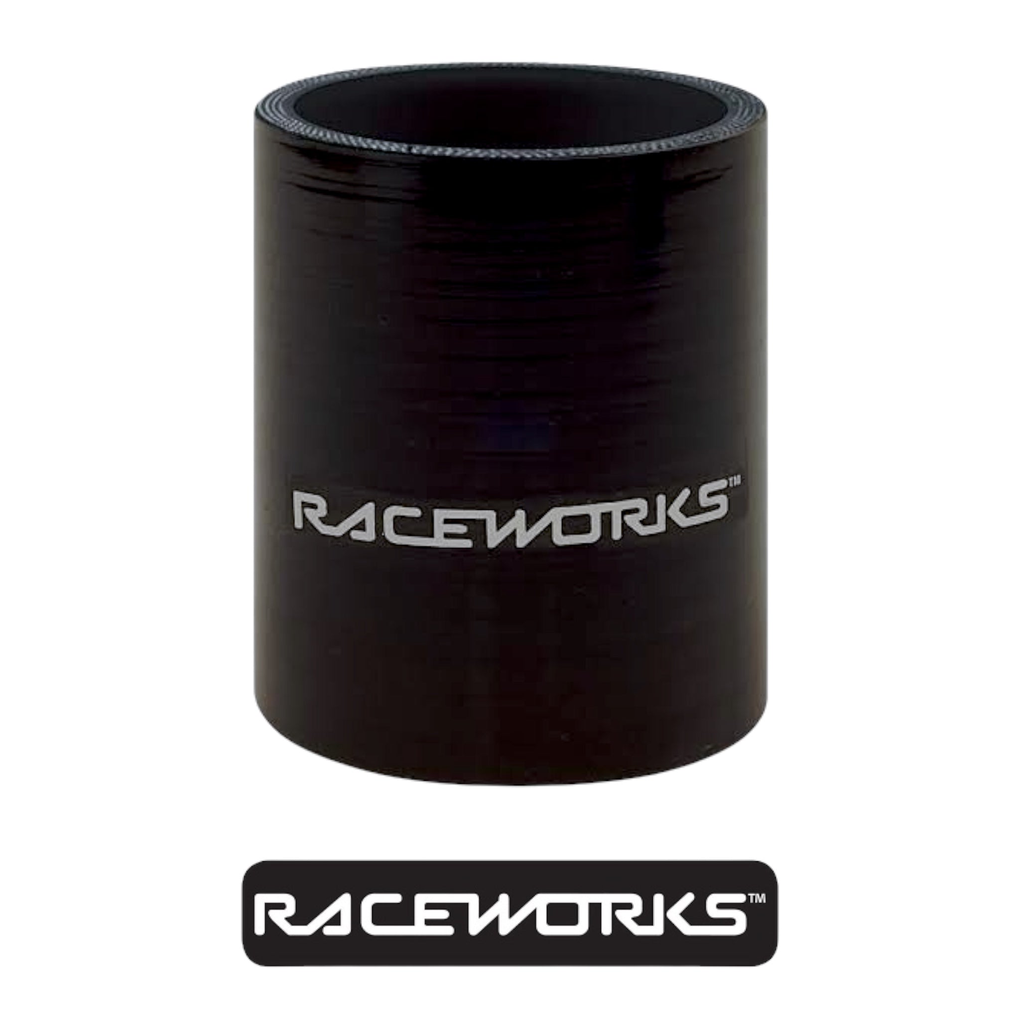 Raceworks Silicone Hose Straight 4.5” (114MM) X 90MM Black SHS-450BK by Fast Industries